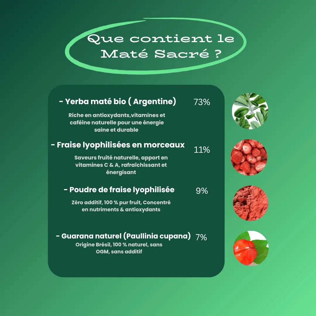 Maté Performance Fraise Ma boutique