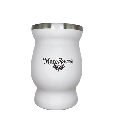 Calebasse Mate Classique Inox Blanc Ma boutique